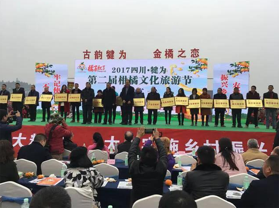 犍為柑橘紅滿天 柑橘文化旅游節承載美好鄉村新未來